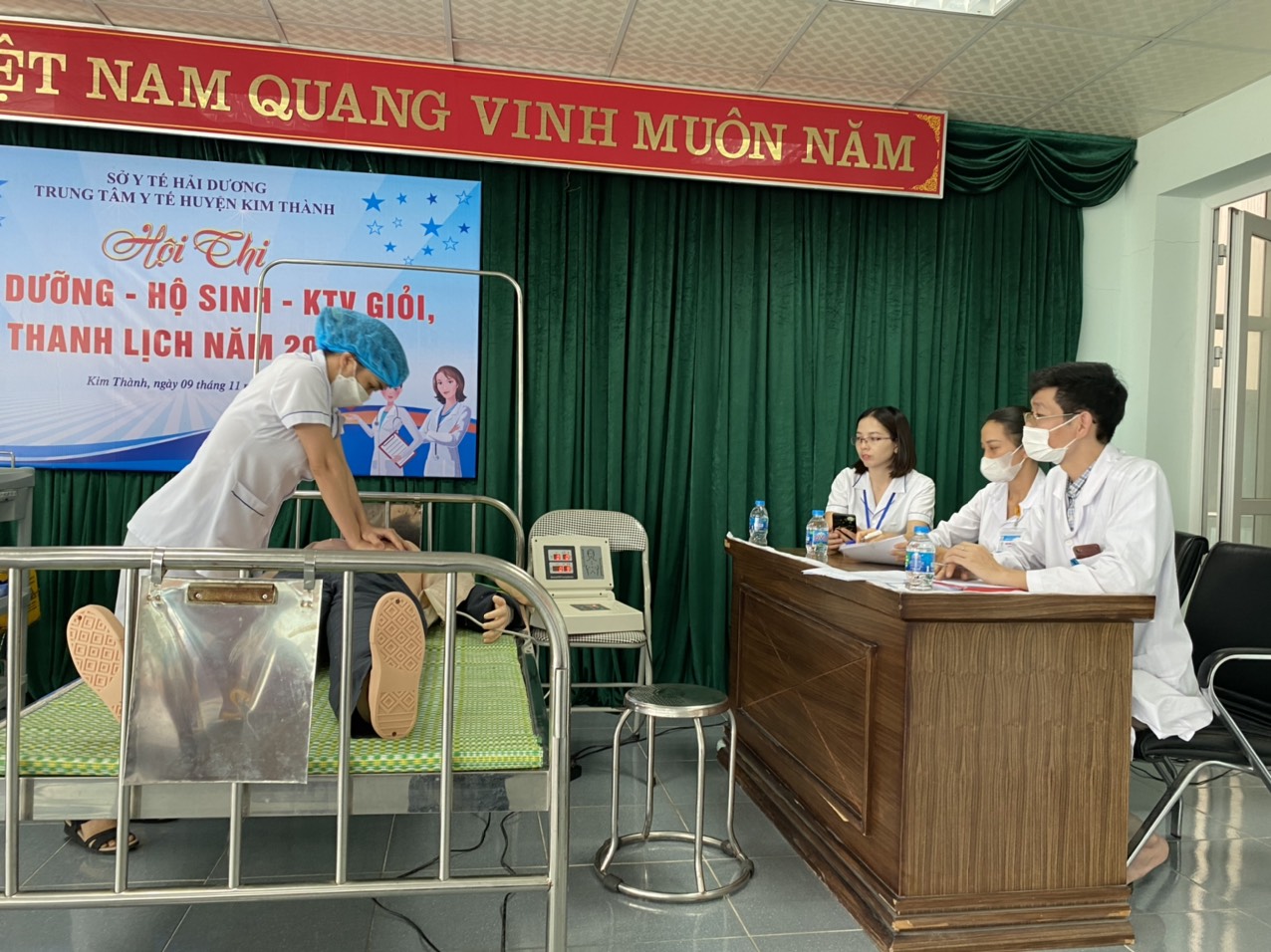 TTYT Kim Thành tổ chức hội thi Điều dưỡng -Hộ sinh - Kỹ thuật viên giỏi năm 2022