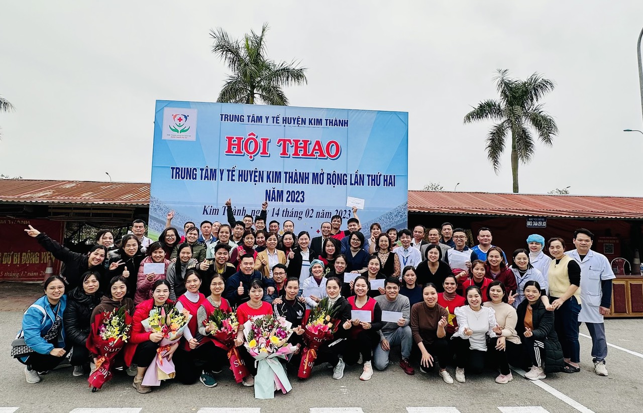  Hội thao Trung tâm Y tế huyện Kim Thành mở rộng lần thứ hai