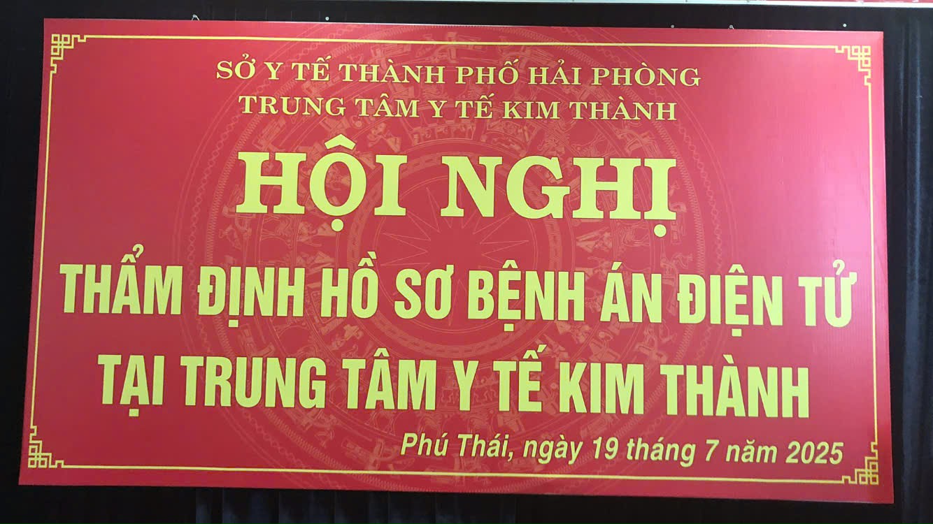 TRUNG TÂM Y TẾ KIM THÀNH ĐƯỢC CÔNG NHẬN ĐỦ ĐIỀU KIỆN TRIỂN KHAI BỆNH ÁN ĐIỆN TỬ