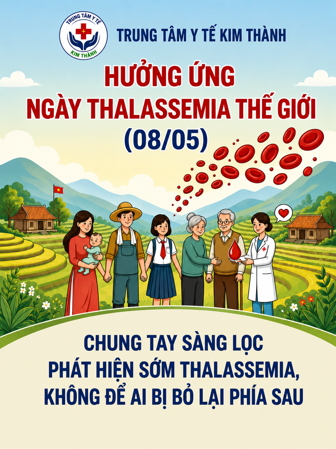 BÀI TRUYỀN THÔNG SÀNG LỌC PHÁT HIỆN SỚM BỆNH TAN MÁU BẨM SINH – THALASSEMIA