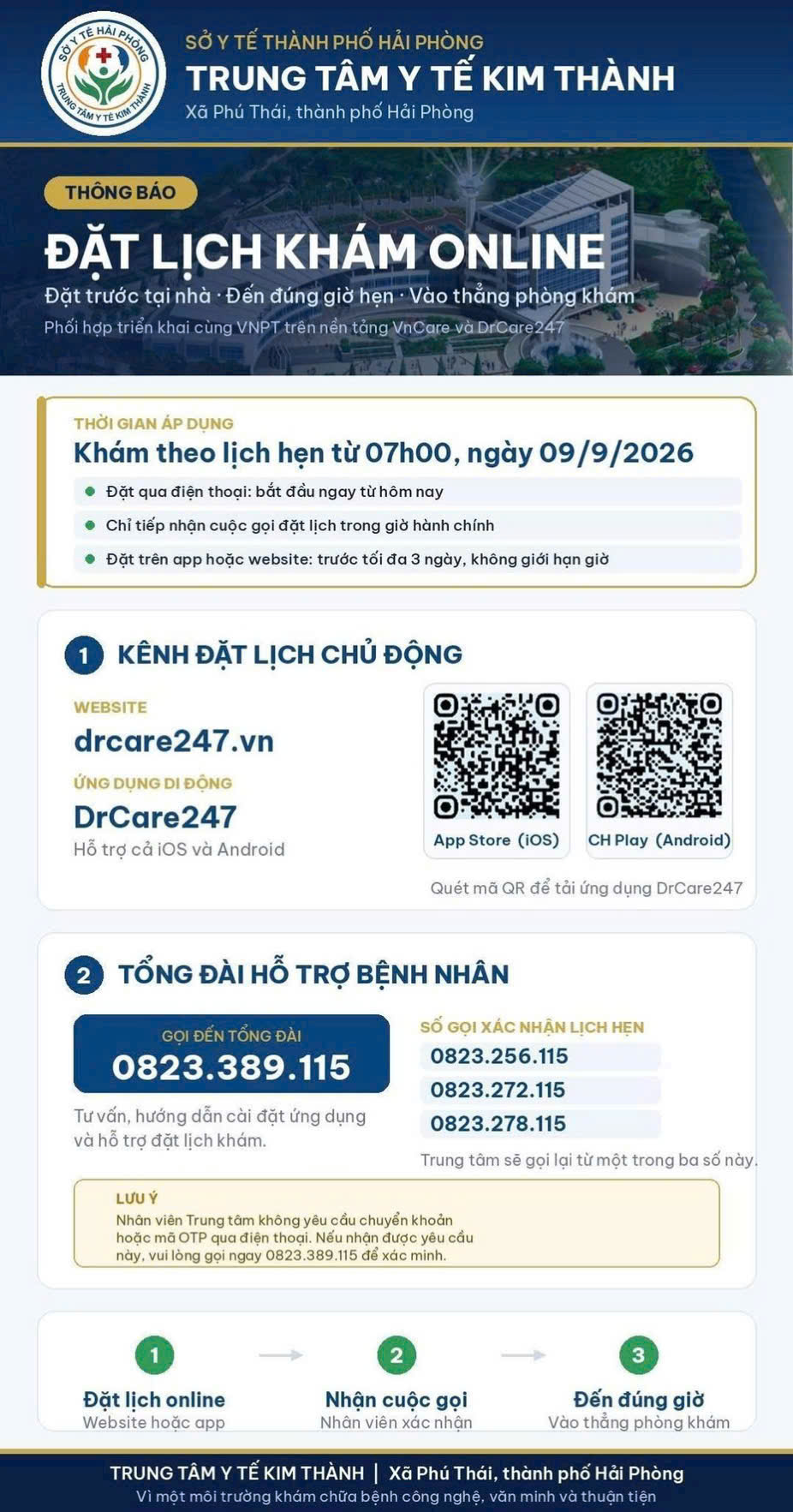 ĐẶT LỊCH KHÁM ONLINE – CHỦ ĐỘNG THỜI GIAN, TIỆN LỢI CHO NGƯỜI BỆNH